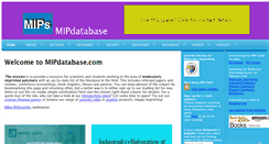 Desktop Screenshot of mipdatabase.com