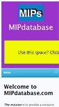 Mobile Screenshot of mipdatabase.com